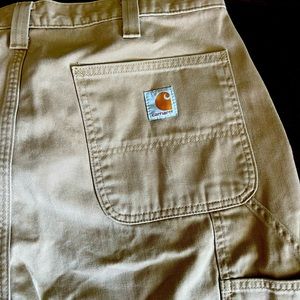 Carhartt men’s khaki work pants.